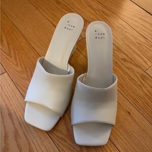 A New Day Women's Cream Mules